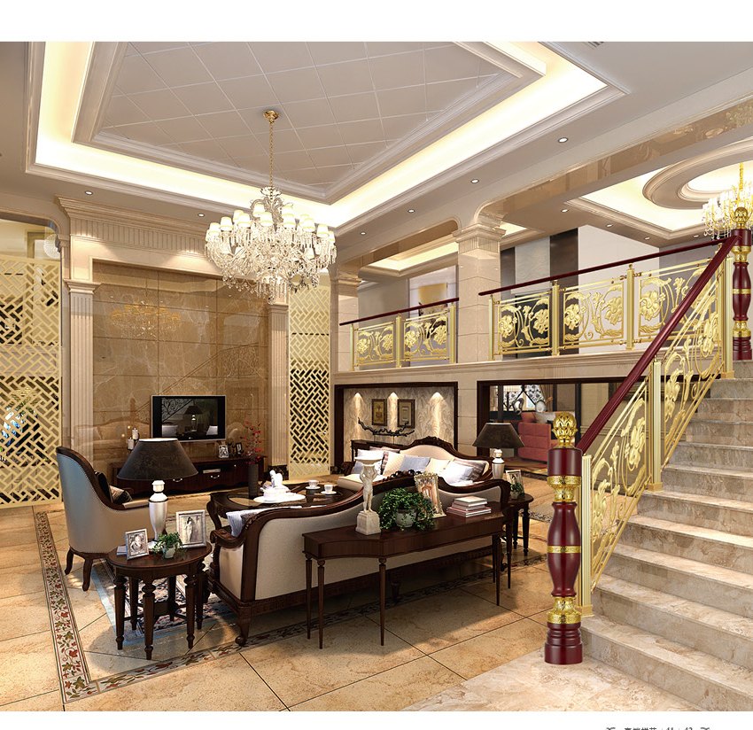 Architect-specified stainless steel staircase railing installation